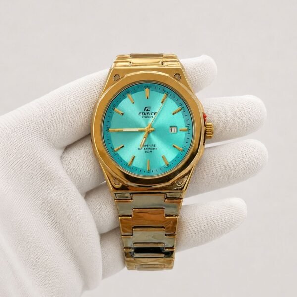 Мъжки Casio Edifice Tiffany Dial Gold #147