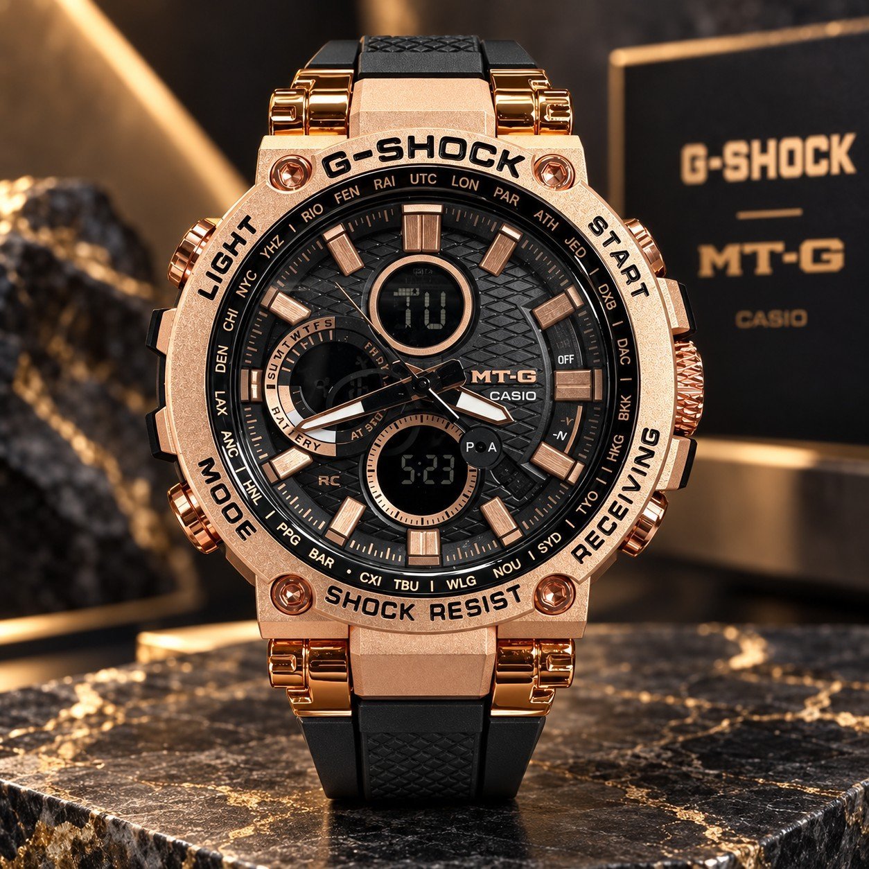 Мъжки Casio G-Shock MT-G Rose Gold / Black #412