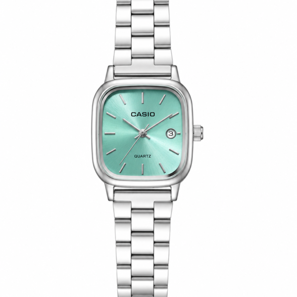 Casio Vintage Square Steel / Mint — ДАМСКИ МОДЕЛ
